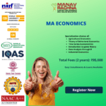 MA (Economics) - Manav Rachna University