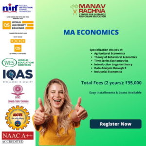 MA (Economics) - Manav Rachna University